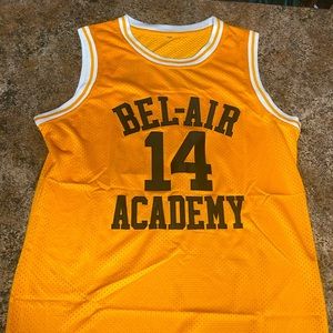 The Fresh Prince of Bel Air Academy Men Basketball Jersey, Yellow
